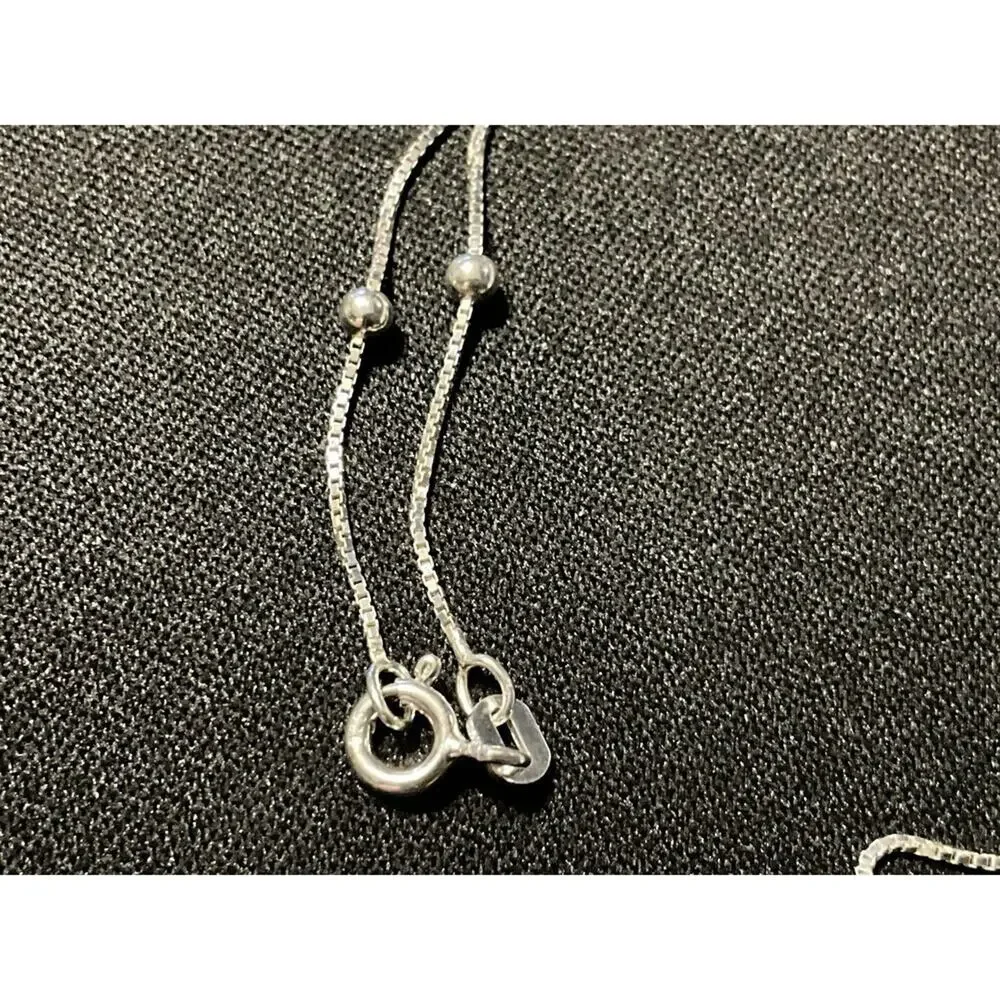 18in 925 Italy Ball Bead Necklace